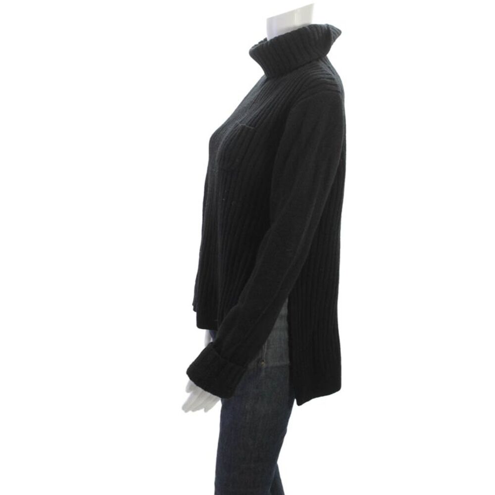 +J Womens Turtleneck Wool Pullover Sweater Black Long Sleeve Size XL - Picture 2 of 6